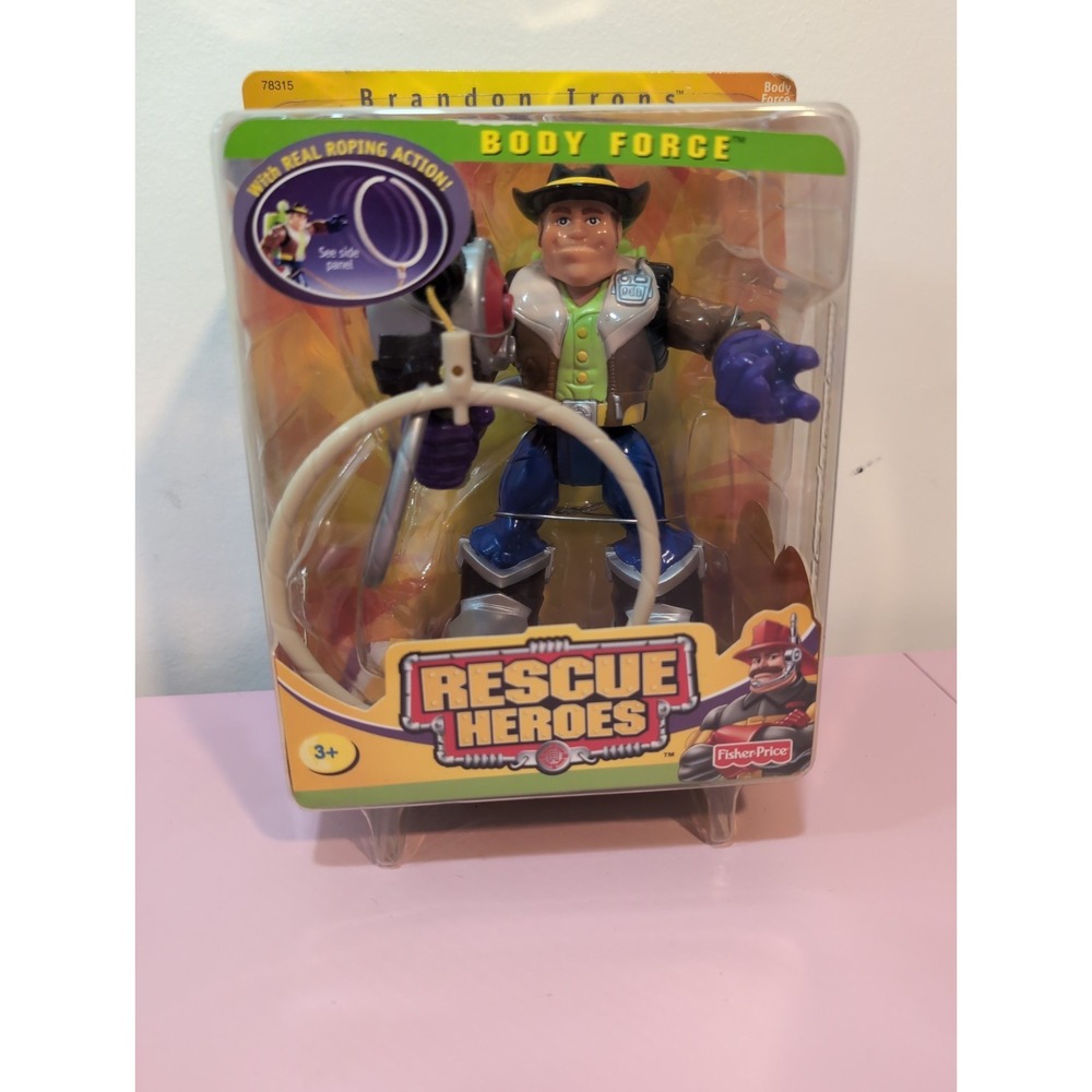 Fisher Price Rescue Heroes :‎ Body Force Brandon Irons New Sealed